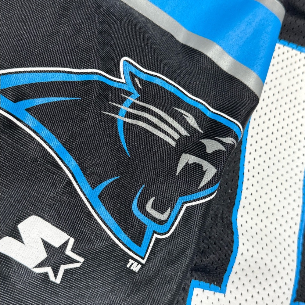 VTG Starter NFL Carolina Panthers Kerry Collins #12 Jersey Size 48 L Black - Picture 6 of 9